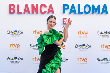 Blanca Paloma, en su evento