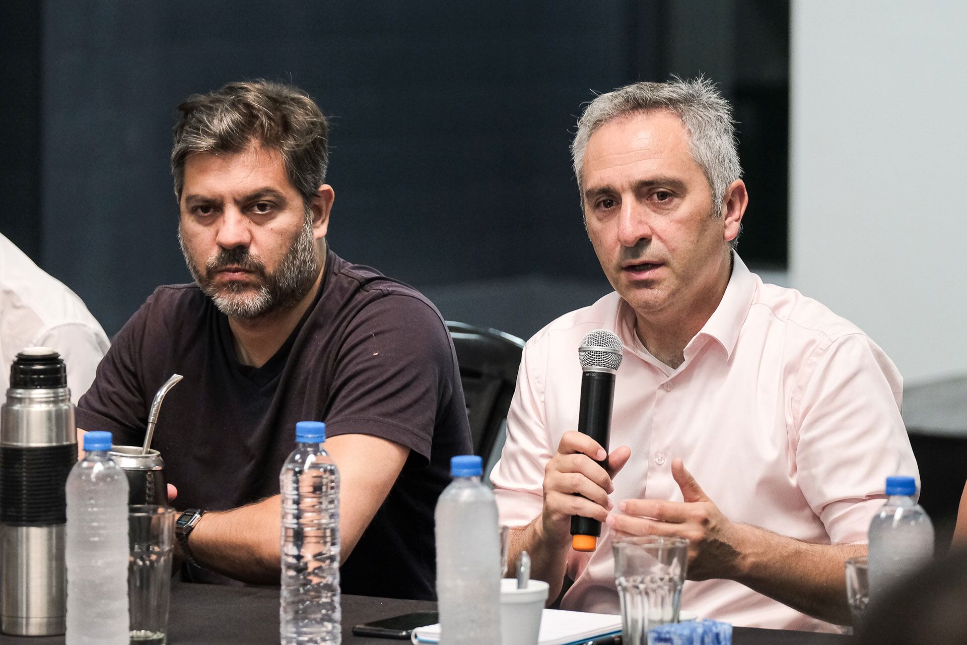 Andrés Larroque y Carlos Bianco
