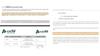 Captura de pantalla del pliego