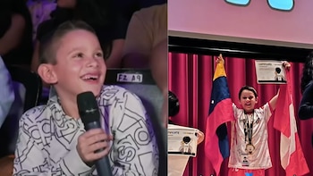 De viral a campeón mundial: la travesía del niño venezolano para ganar la medalla de oro en matemática para representar a Perú