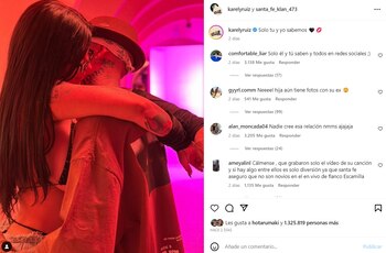 El cantante publicó varias fotografías