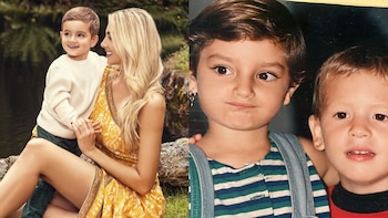 Esta es la fotografía por la que dicen que madre e hijo son como dos gotas de agua. Foto: Instagram.