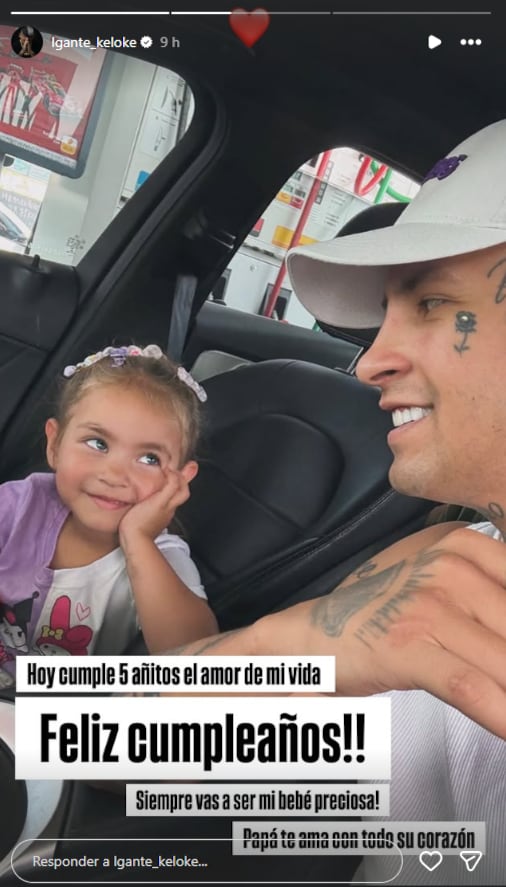 Con un video inédito de cuando la nena era más chica, el músico conmovió a todos