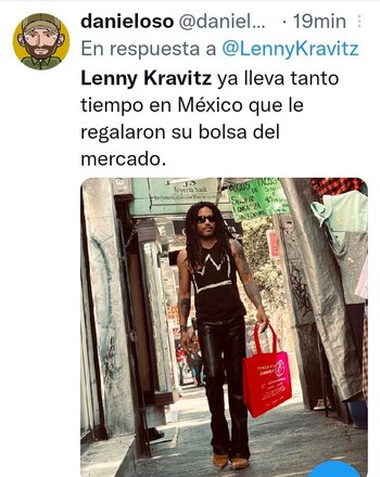 Foto editada de Lenny Kravitz