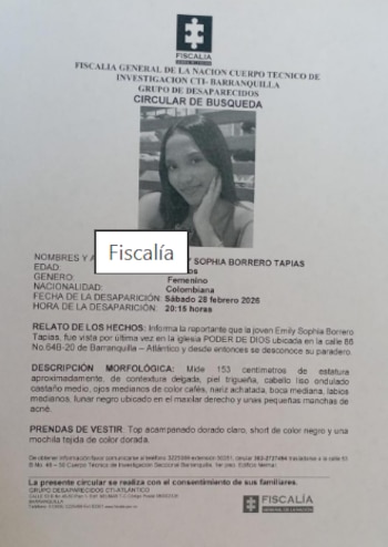 La Fiscalía y la Policía Metropolitana de Barranquilla rastrearon el paradero de las menores mediante cámaras y registros digitales - crédito Fiscalía