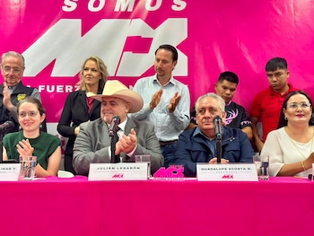 Guadalupe Acosta Naranjo, presidente de Somos México, debe enfrentar este nuevo reto.
Crédito: X/ @SomosMxMexico