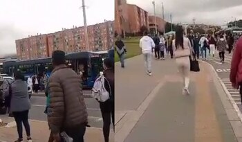 Cientos de bogotanos se movilizan