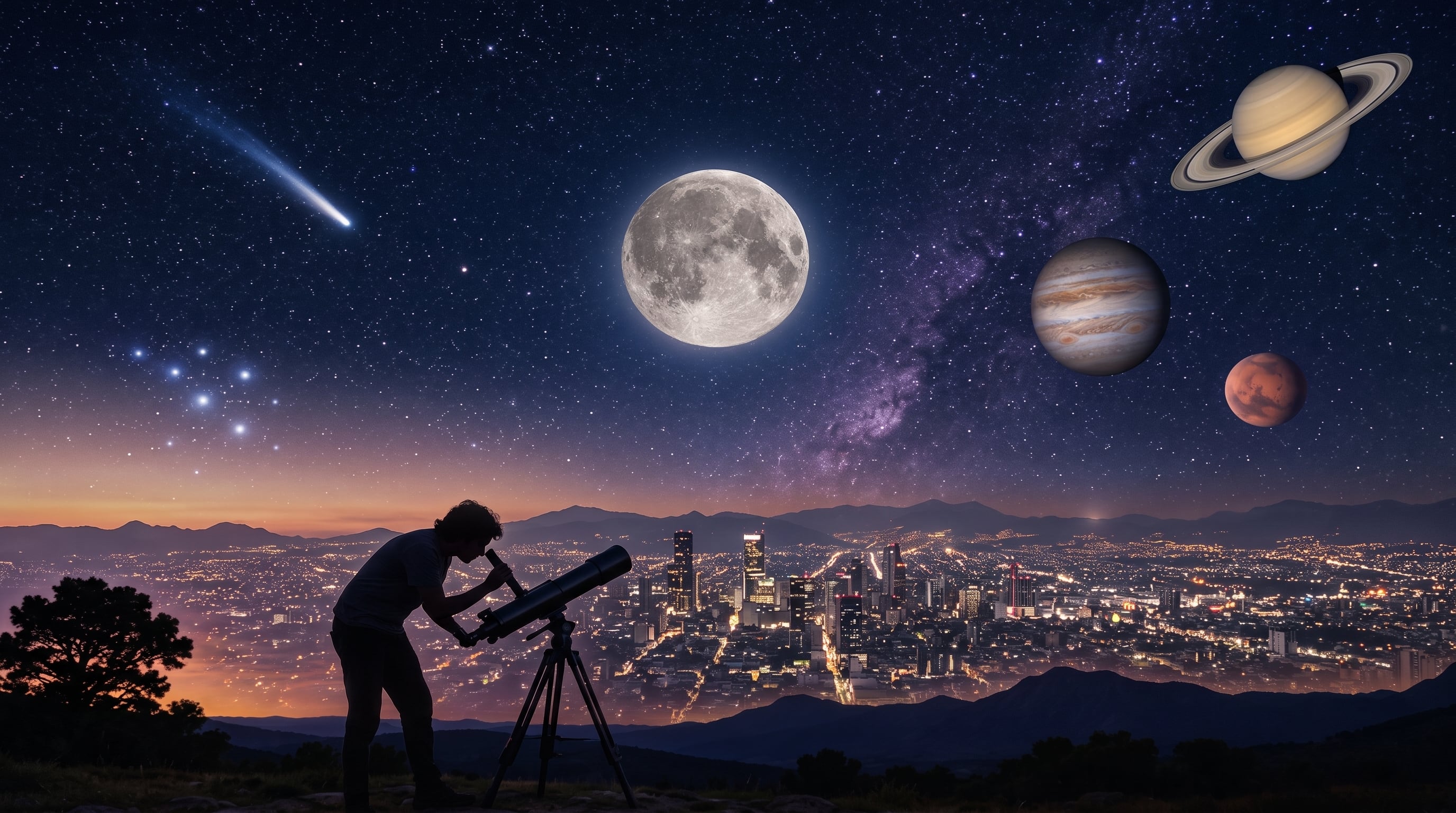 Un plan nocturno gratuito conecta a la Ciudad de México con el firmamento. (Imagen Ilustrativa Infobae)