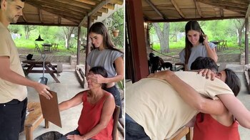 El chico sorprendió por completo