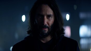 Keanu Reeves en uno de