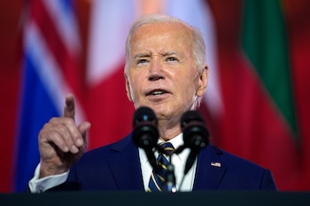 Joe Biden pronuncia un discurso