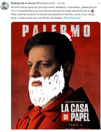 El mensaje navideño de Rodrigo