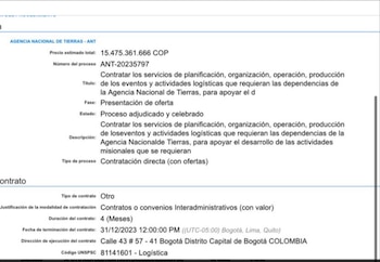 El contrato finalizaría el 31 de diciembre de 2023- crédito @JotaPeHernandez/ X
