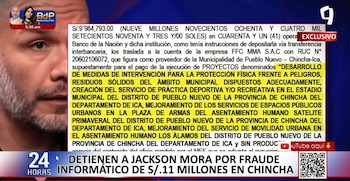 Allanan vivienda de Jackson Mora durante operativo por presunto millonario desvío de fondos municipales. Captura: 24 horas.
