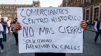 Trabajadores del Centro Histórico resienten pérdidas por movilizaciones magisteriales.