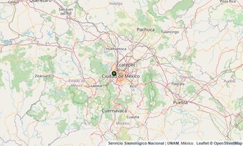 Temblor reportado en Naucalpan.
(SSN)