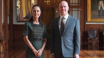 Sheinbaum recibe en Palacio Nacional a Ben Horowitz, uno de los empresarios más influyentes de Silicon Valley