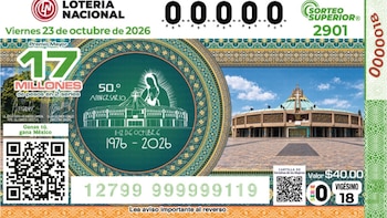 Sorteo Superior 2901: Resultados viernes 23 de octubre del 2026 de la Lotería Nacional