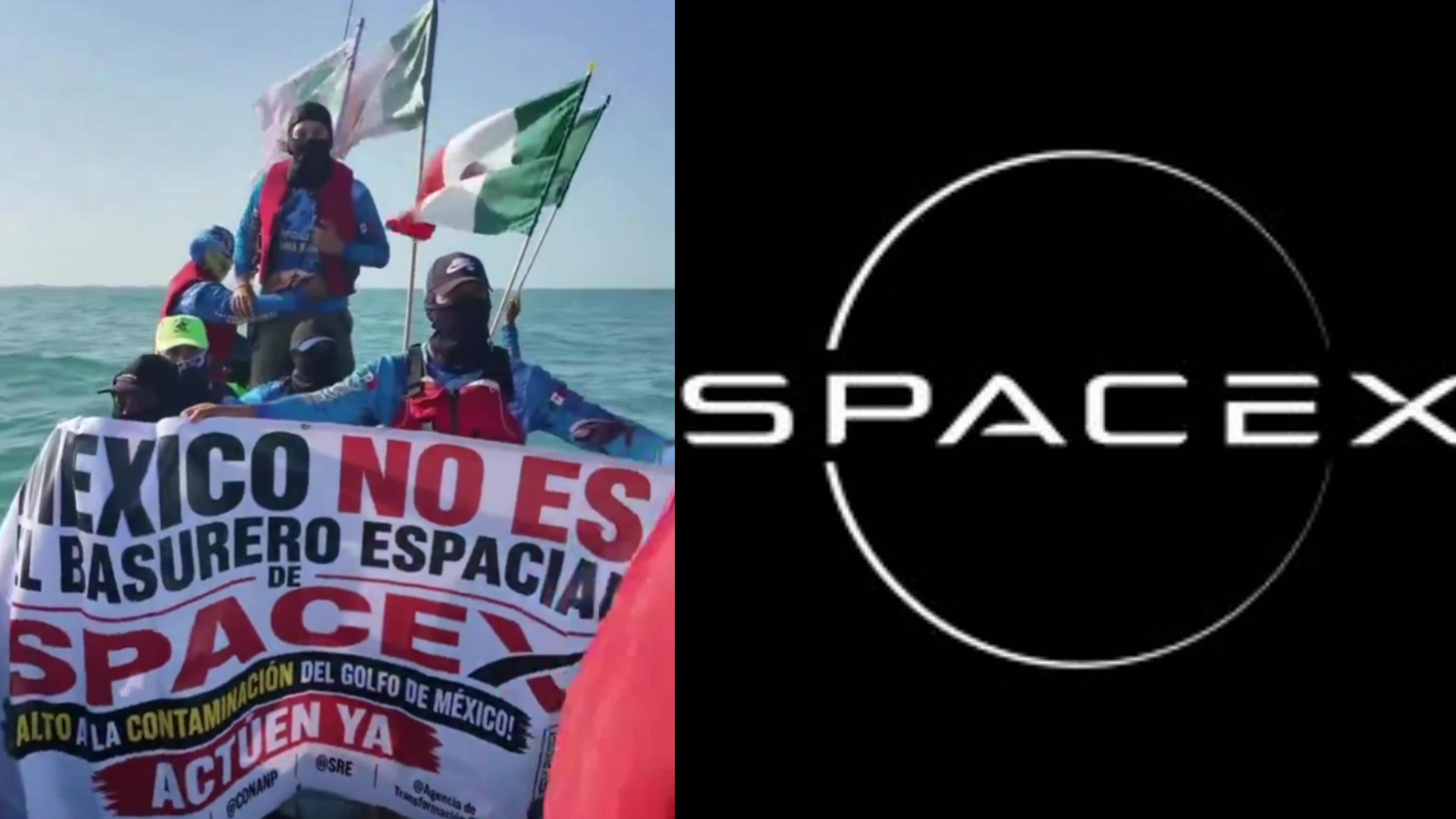 Activistas piden auxilio a Sheinbaum mientras SpaceX se prepara para su lanzamiento 13 en el Golfo