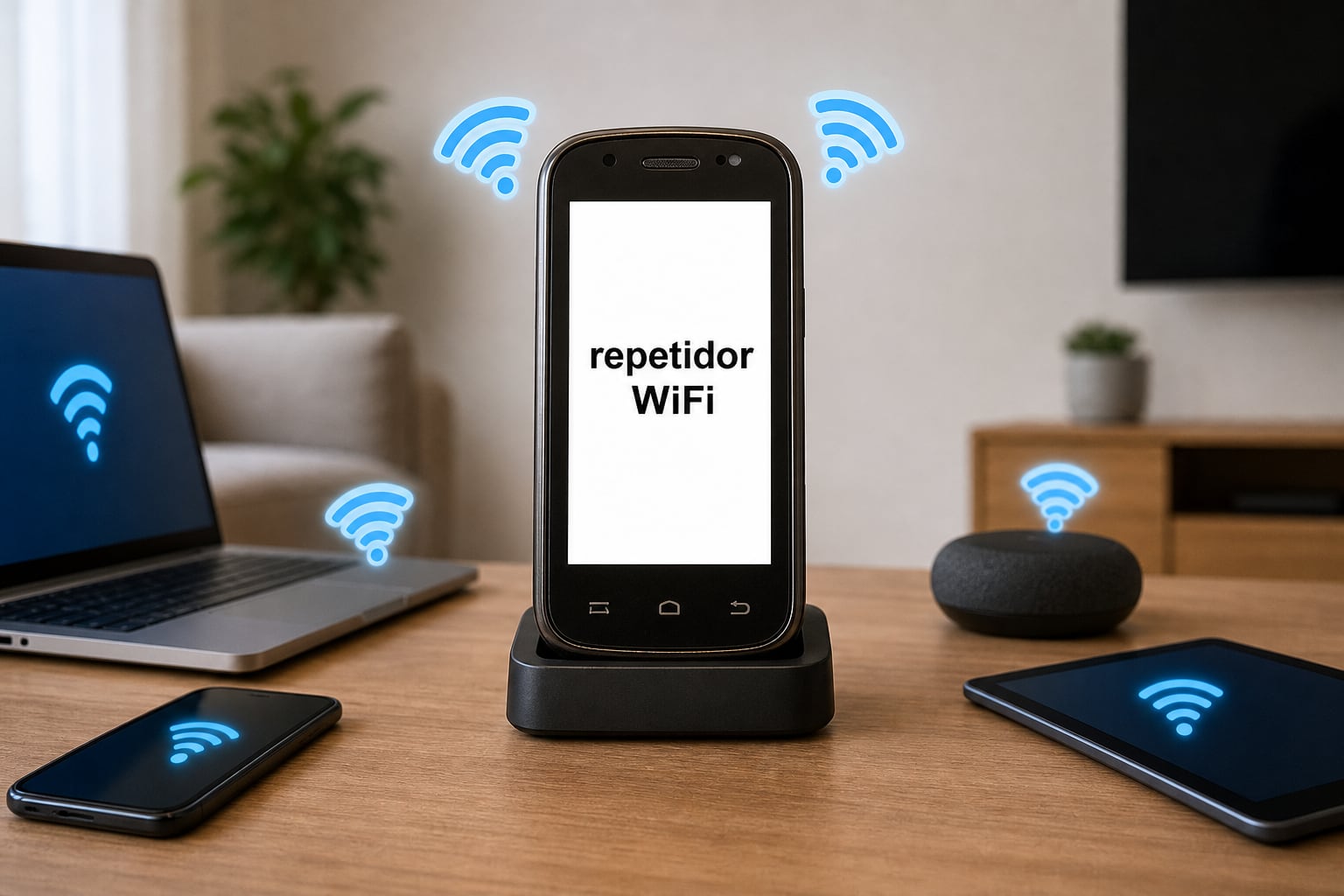 El teléfono debe estar en buen estado y ubicado en un punto intermedio entre el módem y la zona doméstica sin conectividad. (Imagen Ilustrativa Infobae)