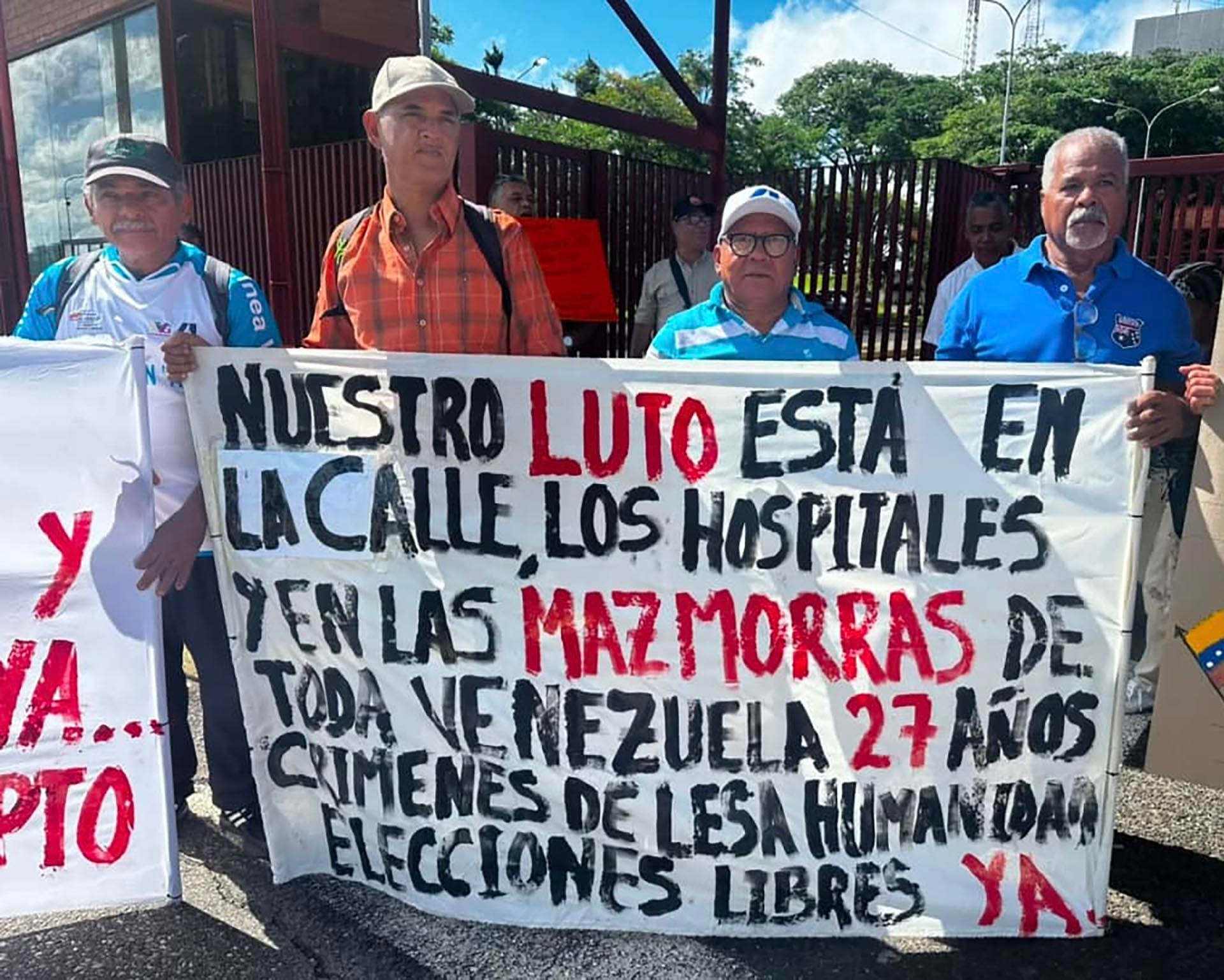 Trabajadores en las calles de Venezuela