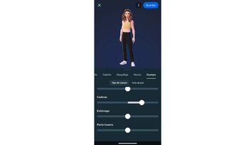 Con las barras deslizadoras, los