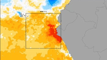 Anticiclón del Pacífico Sur frena