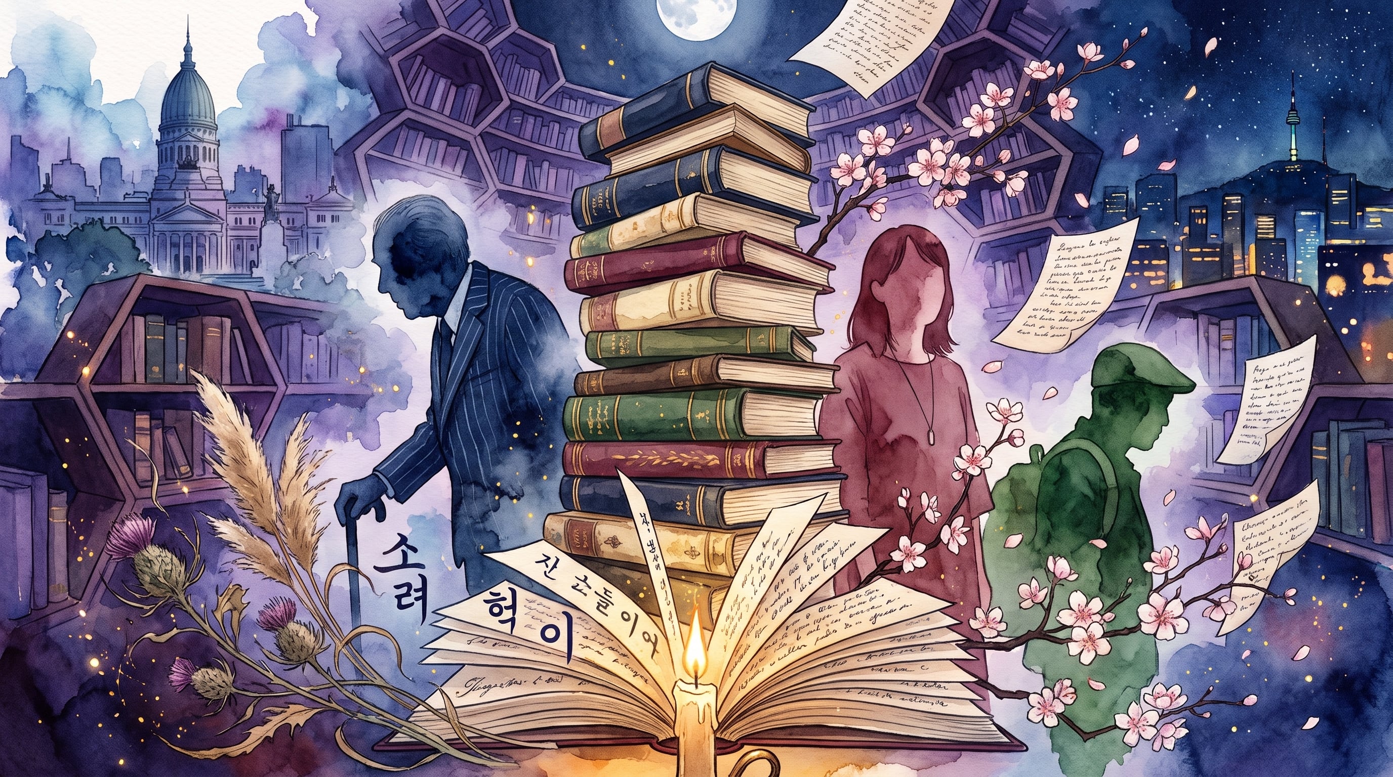Autores como Kim Yeon-soo, Park Hyung-seo y Song Kyoung-ah retomaron motivos y estructuras de Borges en la narrativa coreana - (Imagen Ilustrativa Infobae)