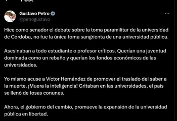 El presidente Petro dijo que