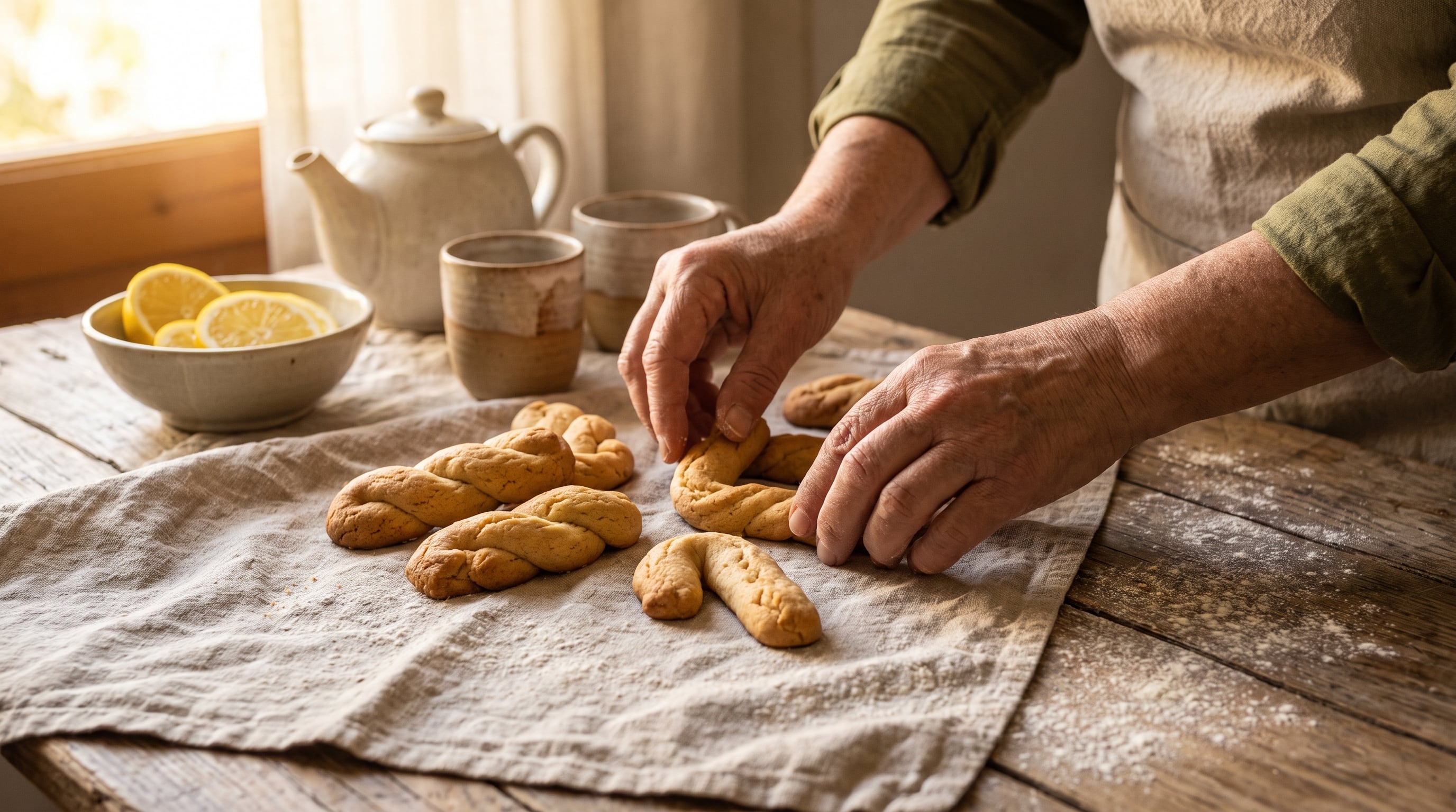 La preparación de las galletas griegas requiere 15 minutos de trabajo y 20 minutos de cocción (Imagen Ilustrativa Infobae)