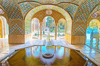 Vista de un patio con