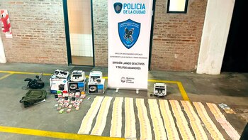 Parte del dinero secuestrado