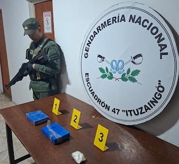 La droga incautada