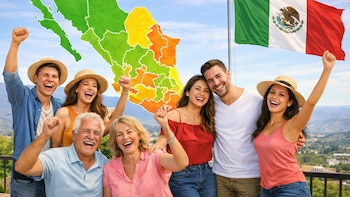 Estos son los estados que superan el promedio de las personas más felices en México