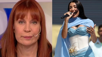 Matilda Blanco cuestionó el vestido de María Becerra en la final del Mundial: “Tenía una bandera enroscada”