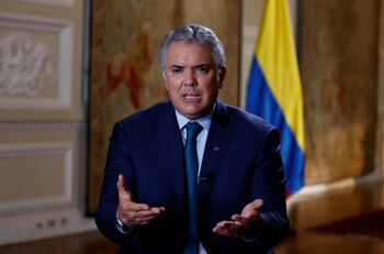 En la imagen, el presidente