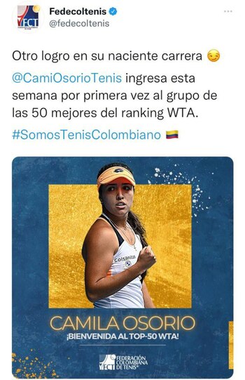 Por primera vez en su