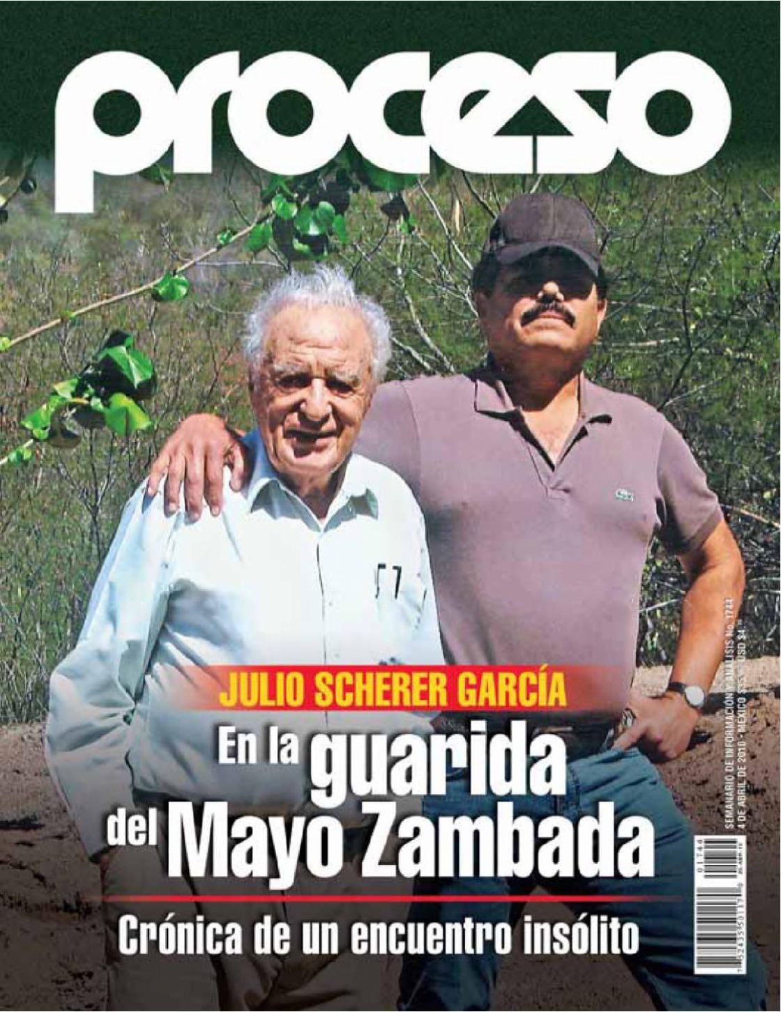 De izquierda a derecha. El periodista Julio Scherer junto a