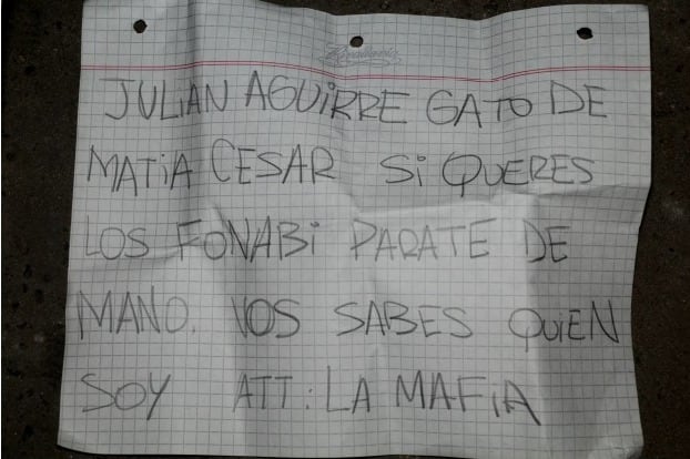 Francisco Riquelme es uno de los imputados por balear escuelas en Rosario