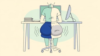 ¿Trabajas todo el día sentado? así puedes evitar el “trasero de oficina”