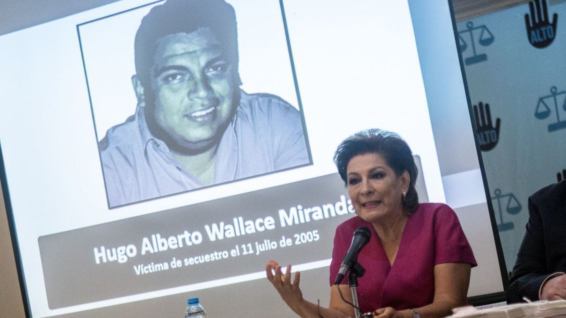 Isabel Miranda de Wallace, madre del empresario Hugo Alberto Wallace, supuestamente secuestrado y asesinado en julio de 2005. CUARTOSCURO.COM