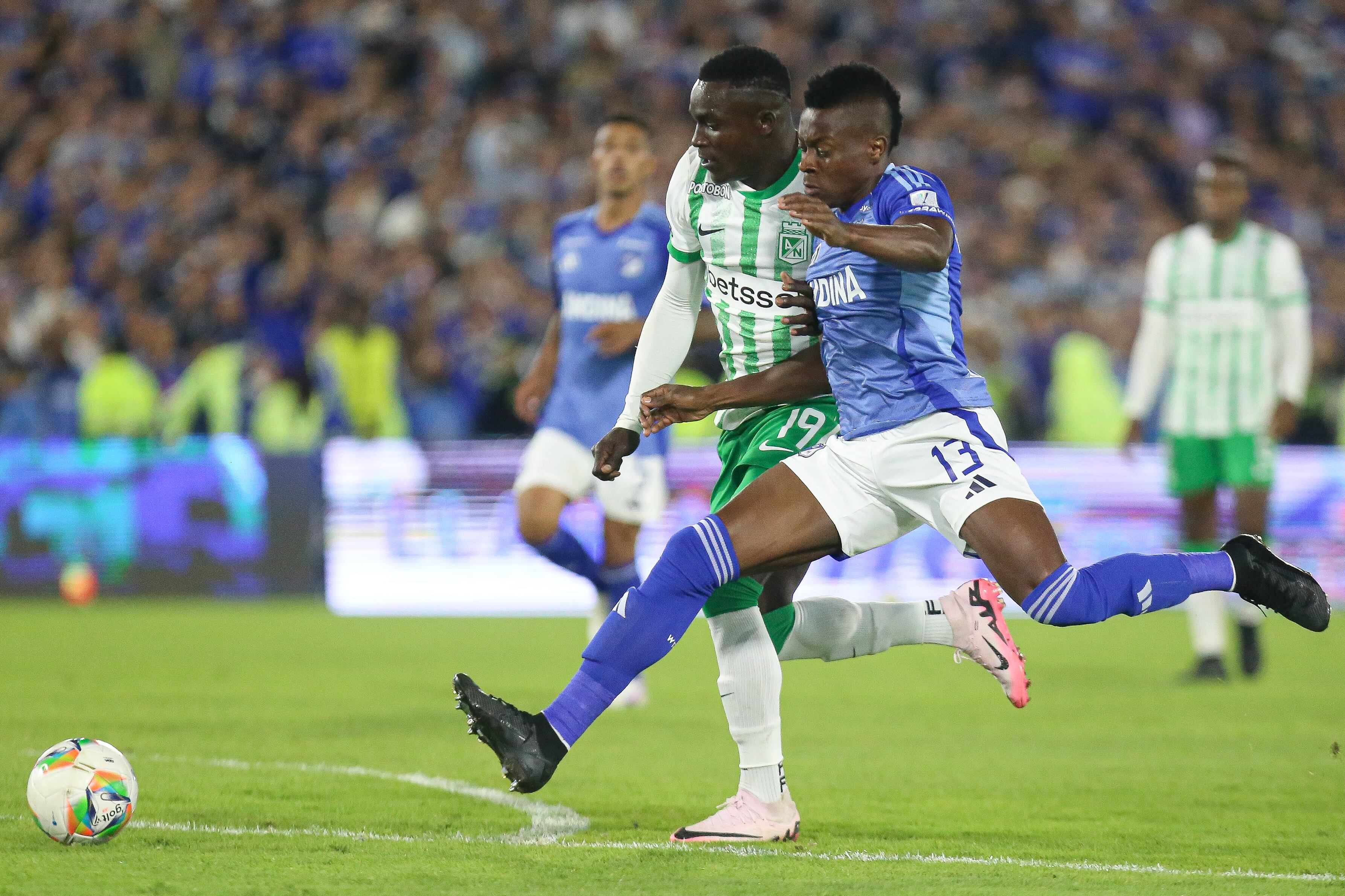 Atlético Nacional y Millonarios jugarán el clásico de la fecha 13 en la Liga BetPlay en Medellín - crédito Colprensa