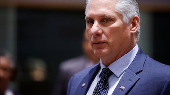 El dictador cubano Miguel Díaz-Canel