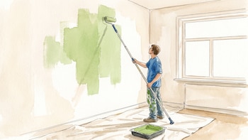 El error más común al pintar una habitación que genera retoques innecesarios y duplica el tiempo de trabajo
