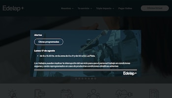 Aviso de Edelap por cortes programados este lunes y martes