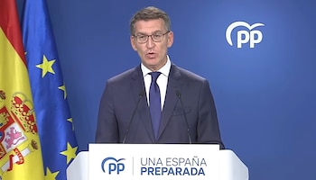 El presidente del PP, Alberto