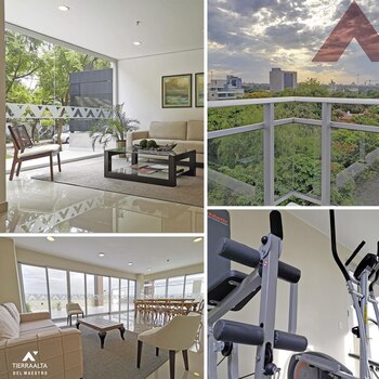 El edificio tiene 7 niveles con 42 departamentos