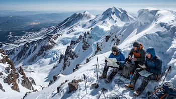 Rescataron a 3 excursionistas atrapados en el monte Shasta, en California: habían diagramado la ruta con IA