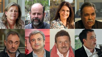 Los representantes de las entidades: