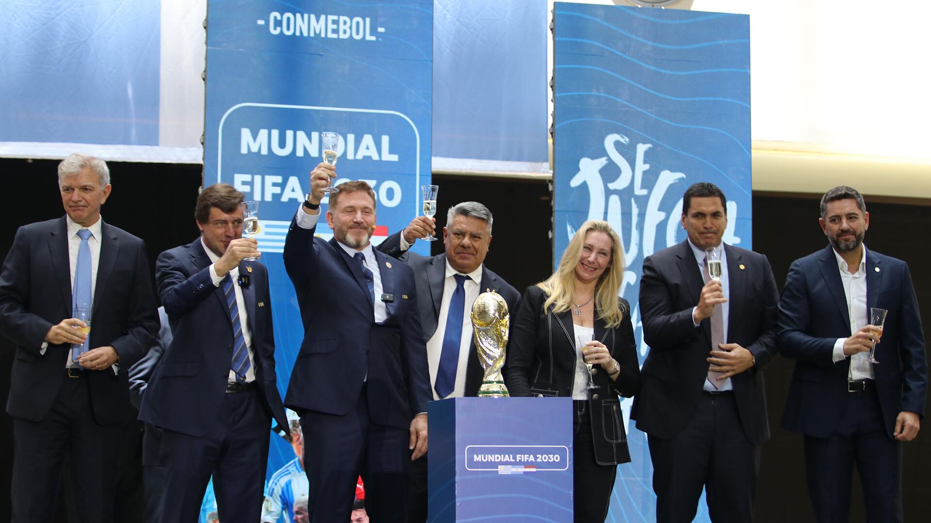 Argentina, Paraguay y Uruguay serán anfitriones en 2030- crédito AFP